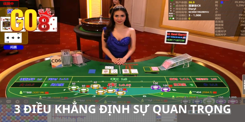 3 điều khẳng định mẹo đánh bài Baccarat quan trọng