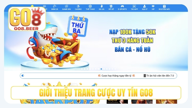 Giới thiệu trang cược uy tín GO8